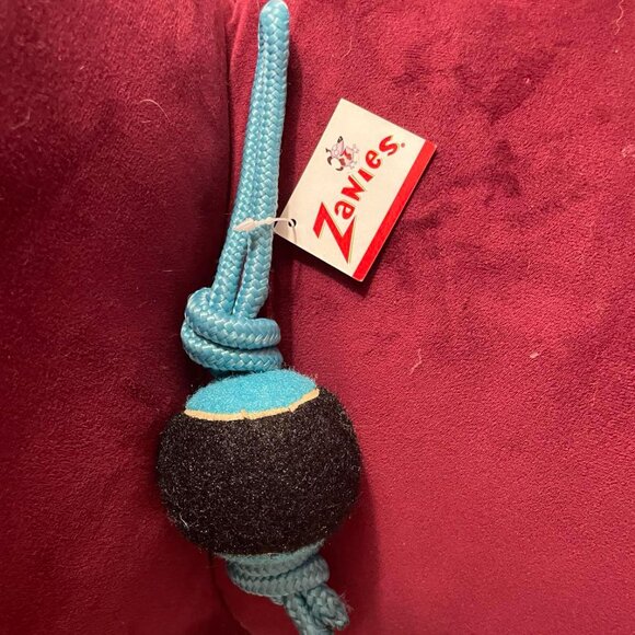 Dog Toy: Tennis Ball Rope Toy, Medium - Picture 1 of 3